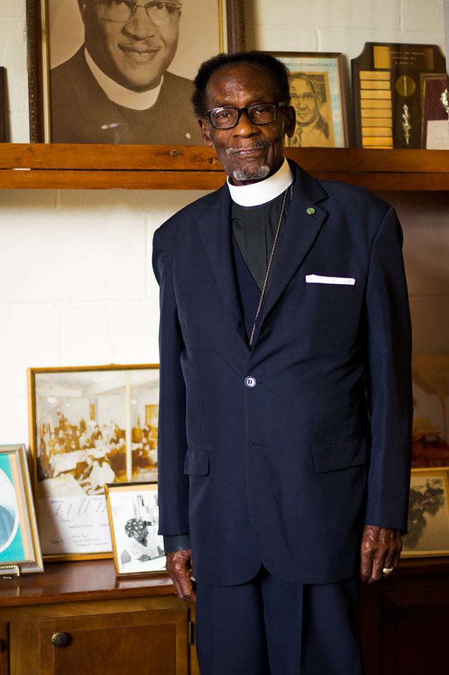Standing clergy portrait
